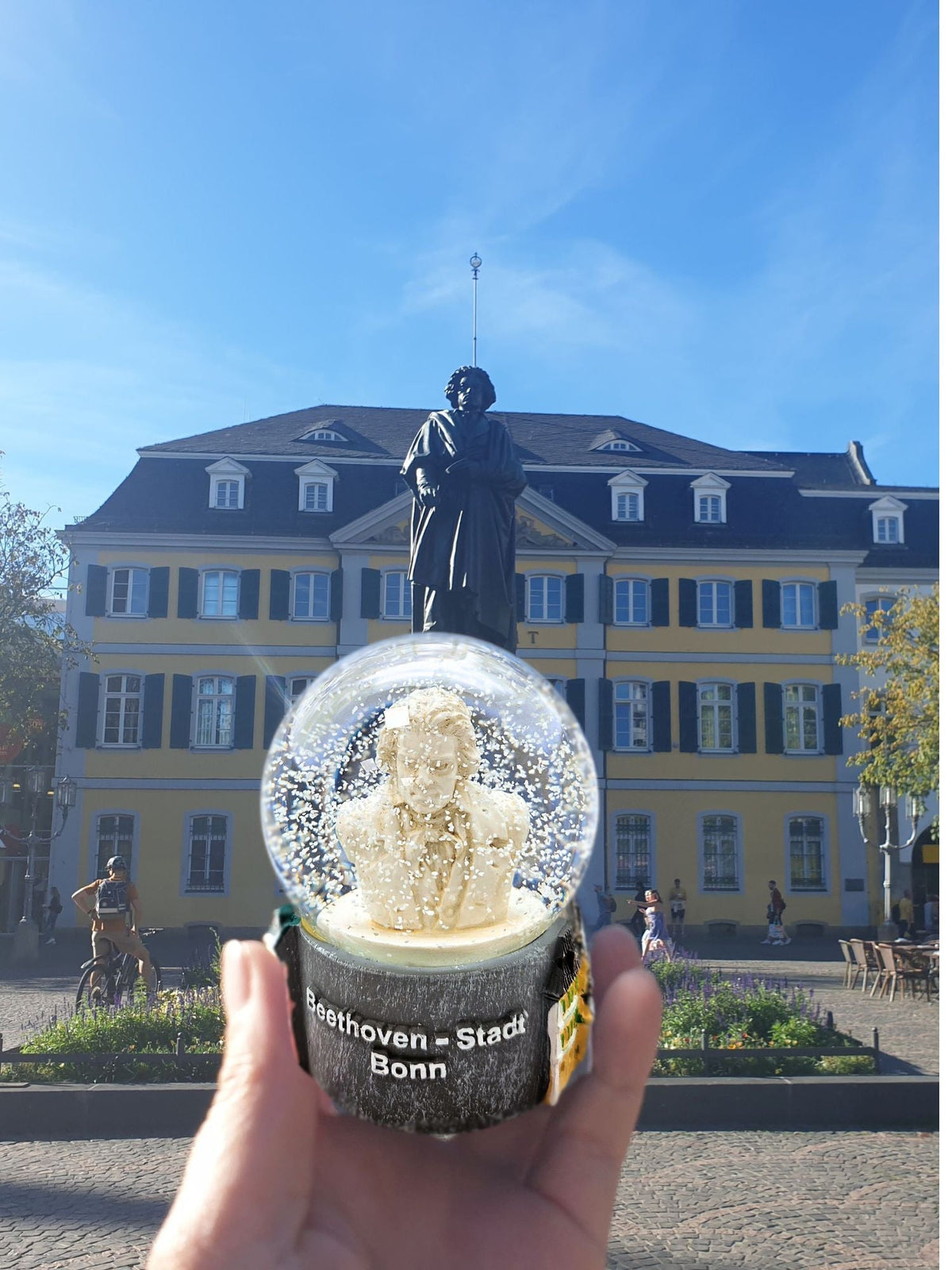 Souvenir Schneekugel Beethoven - Bonn - Schneekugelhaus