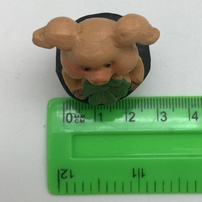 Innenmodell "Schwein mit Kleeblatt" - 30 x 47 mm
