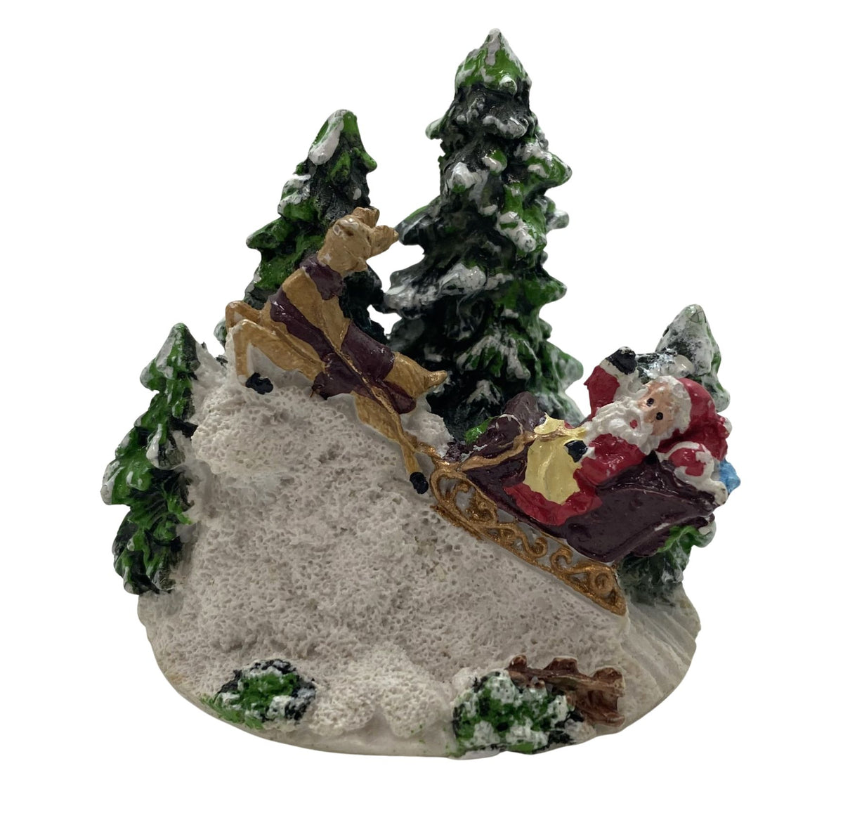 Innenmodell "Weihnachtsmann im Schlitten" - 55 x 57 mm