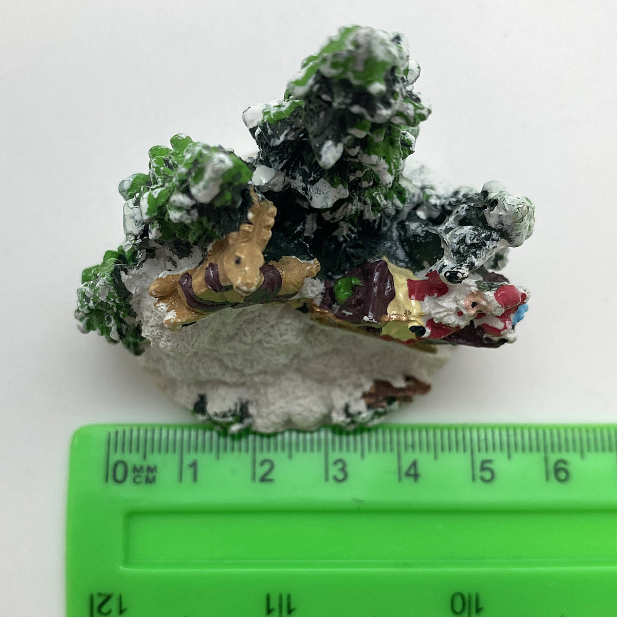Innenmodell "Weihnachtsmann im Schlitten" - 55 x 57 mm