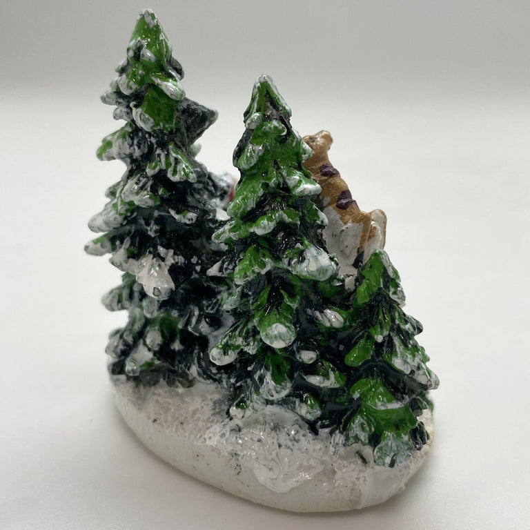 Innenmodell "Weihnachtsmann im Schlitten" - 55 x 57 mm