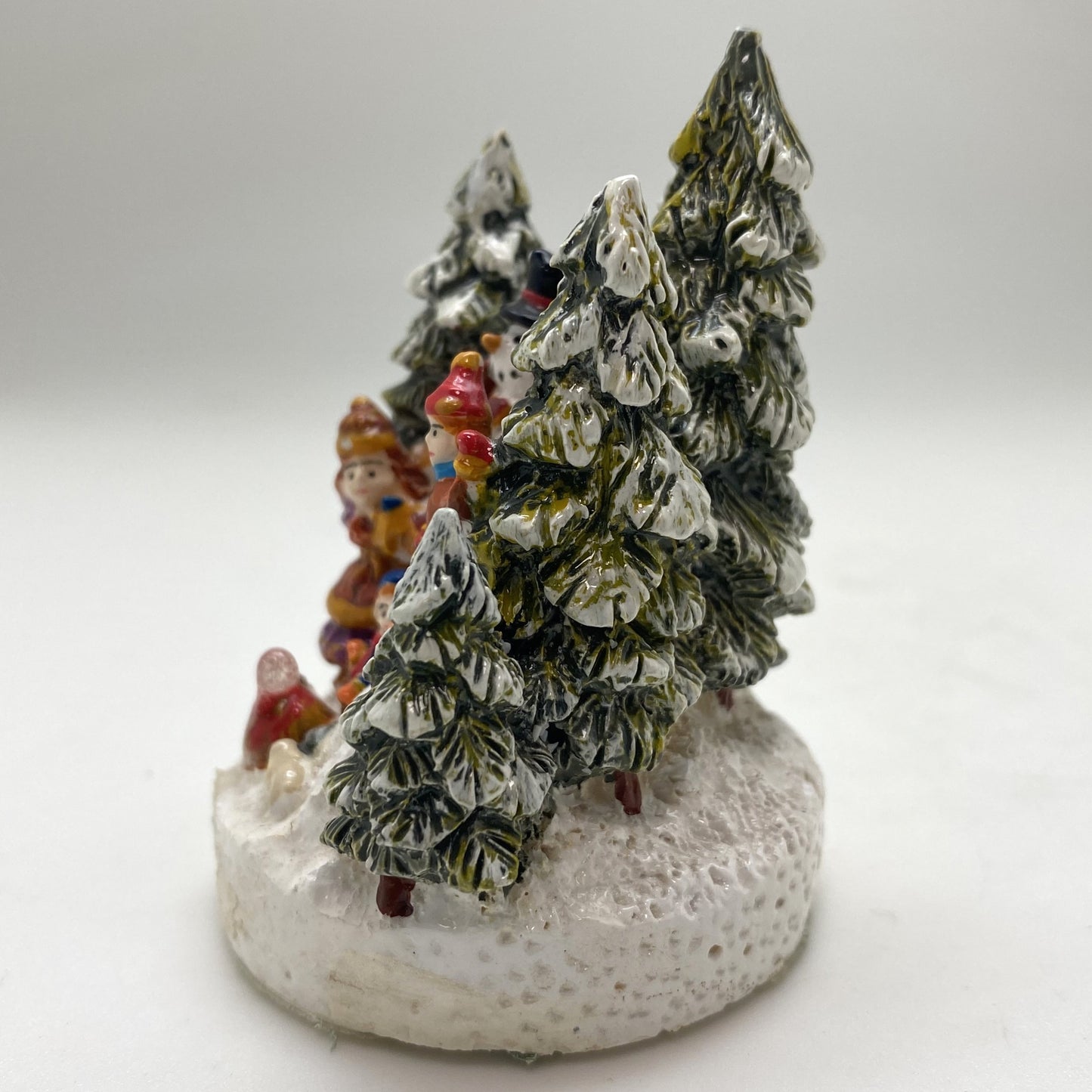 Innenmodell "Schneemann mit Kindern und Tieren" - 55 x 75 mm