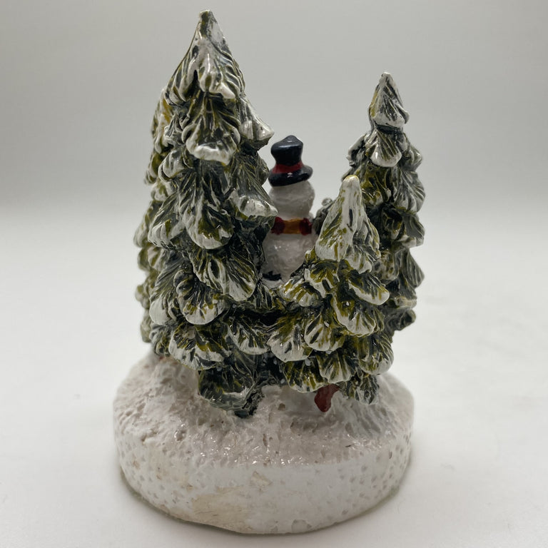 Innenmodell "Schneemann mit Kindern und Tieren" - 55 x 75 mm