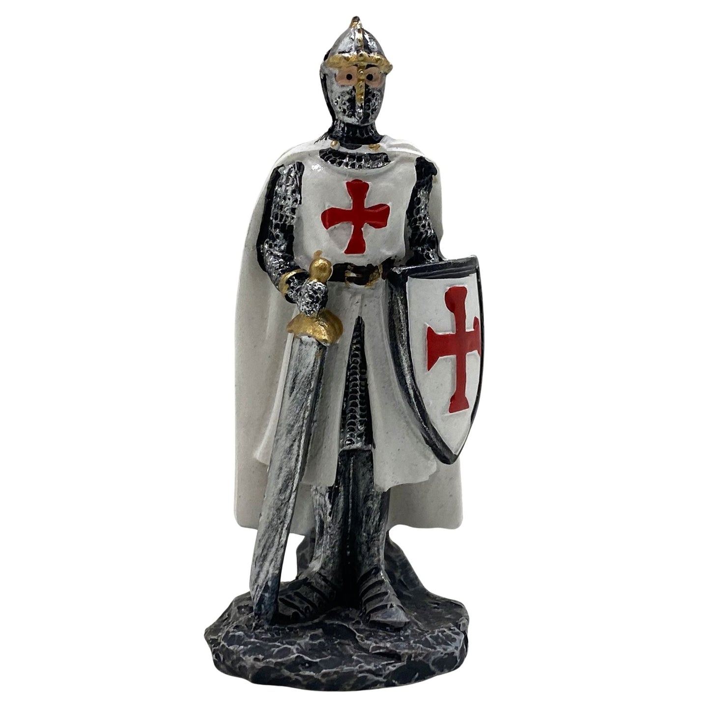 Innenmodell "Ritter mit Gold Akzent" - 32 x 77 mm - Schneekugelhaus
