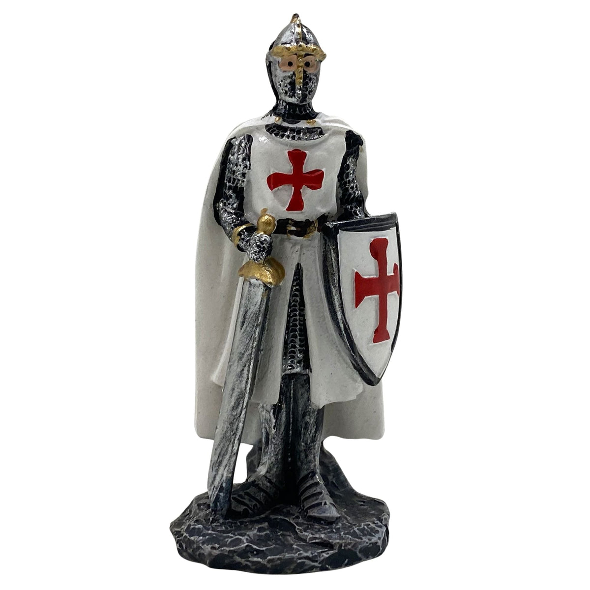 Innenmodell "Ritter mit Gold Akzent" - 32 x 77 mm - Schneekugelhaus