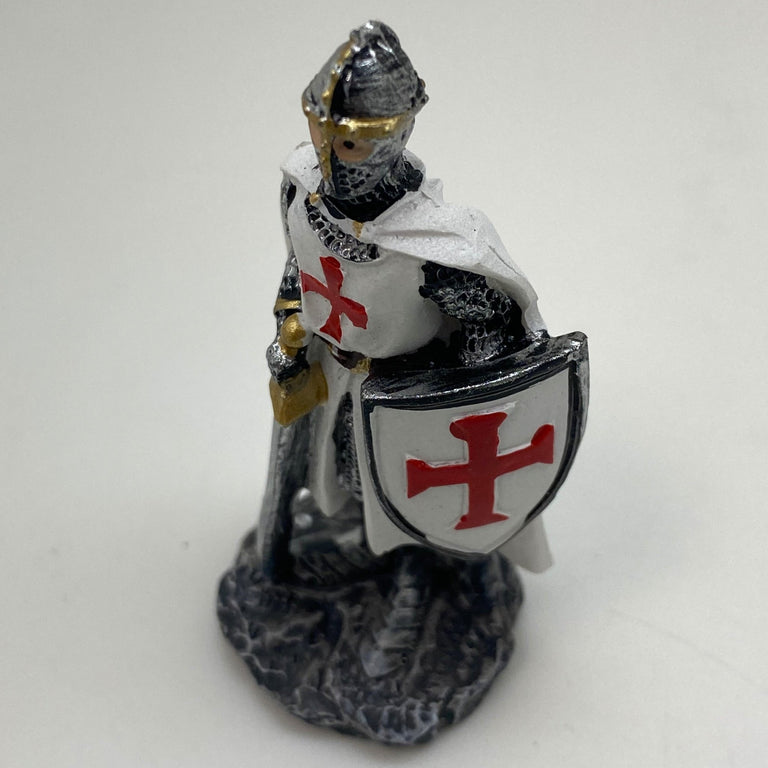 Innenmodell "Ritter mit Gold Akzent" - 32 x 77 mm - Schneekugelhaus