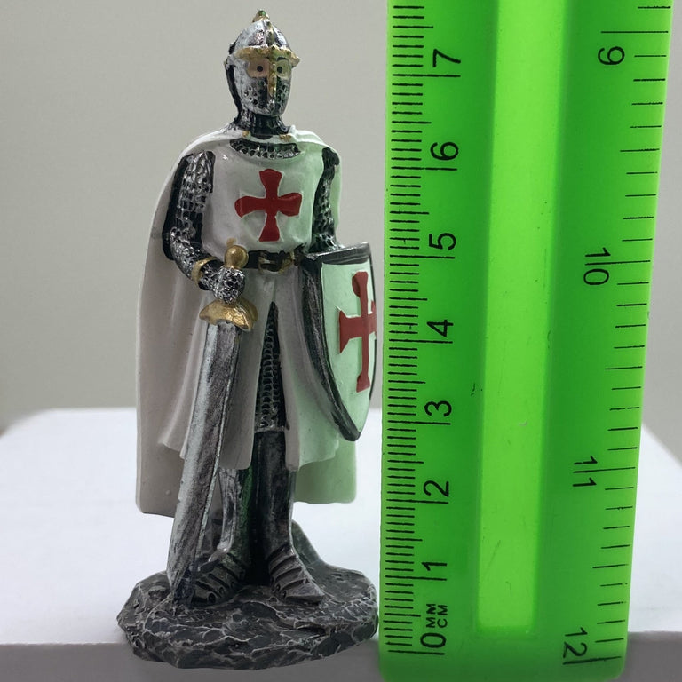 Innenmodell "Ritter mit Gold Akzent" - 32 x 77 mm - Schneekugelhaus