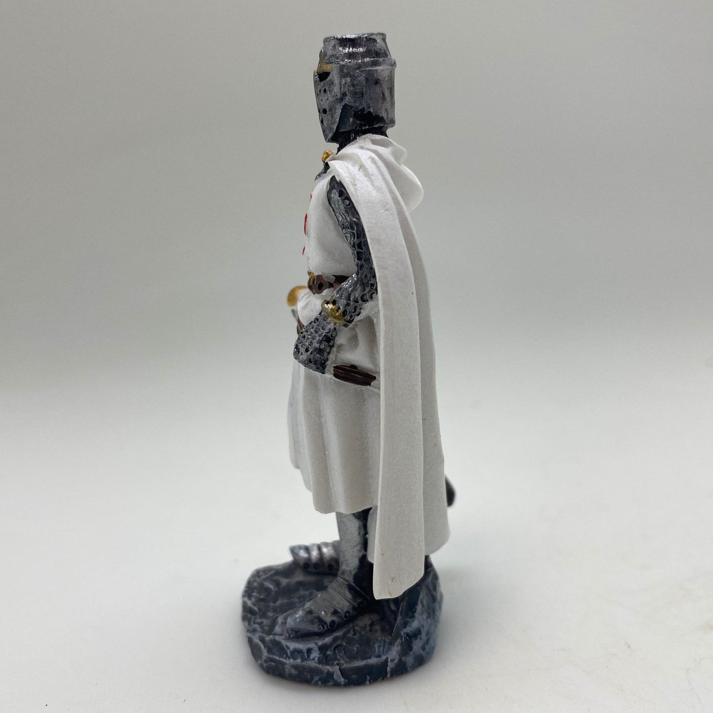 Innenmodell "Ritter Silber mit Schwert" - 32 x 77 mm - Schneekugelhaus