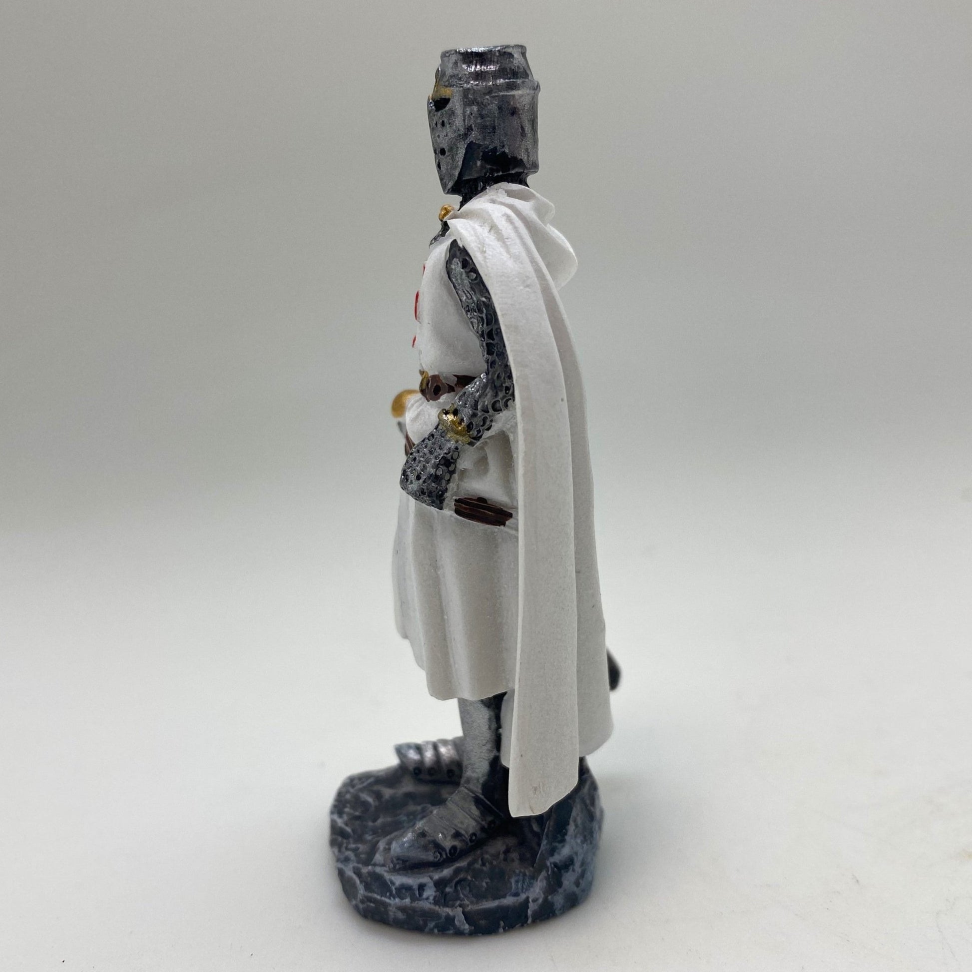 Innenmodell "Ritter Silber mit Schwert" - 32 x 77 mm - Schneekugelhaus