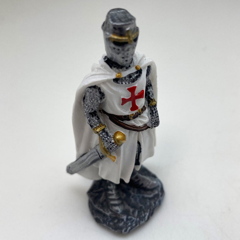 Innenmodell "Ritter Silber mit Schwert" - 32 x 77 mm - Schneekugelhaus