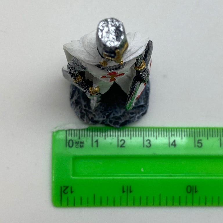 Innenmodell "Ritter Silber mit Schwert & Schild" - 32 x 77 mm - Schneekugelhaus