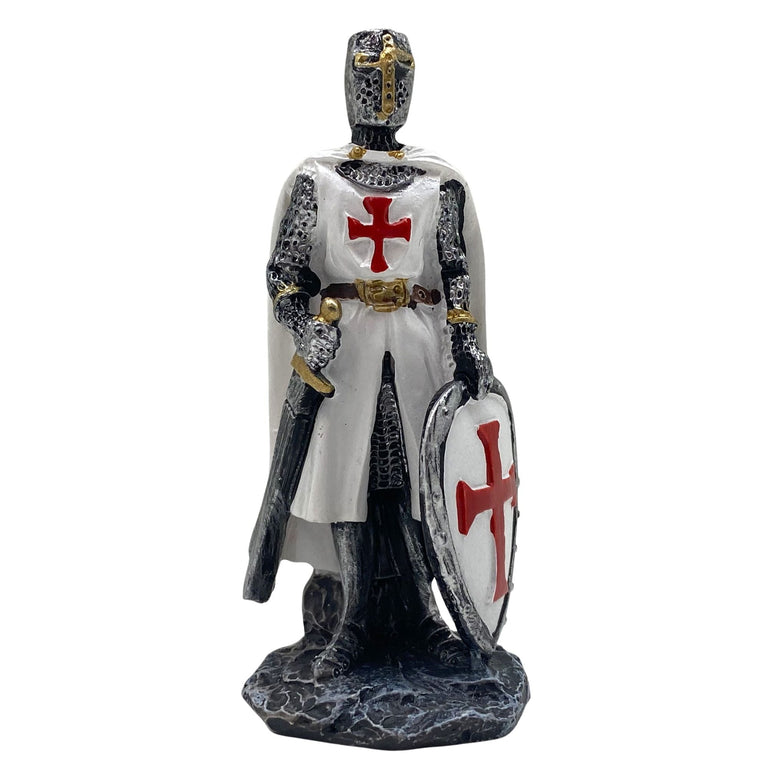 Innenmodell "Ritter Silber mit Schwert & Schild" - 32 x 77 mm - Schneekugelhaus