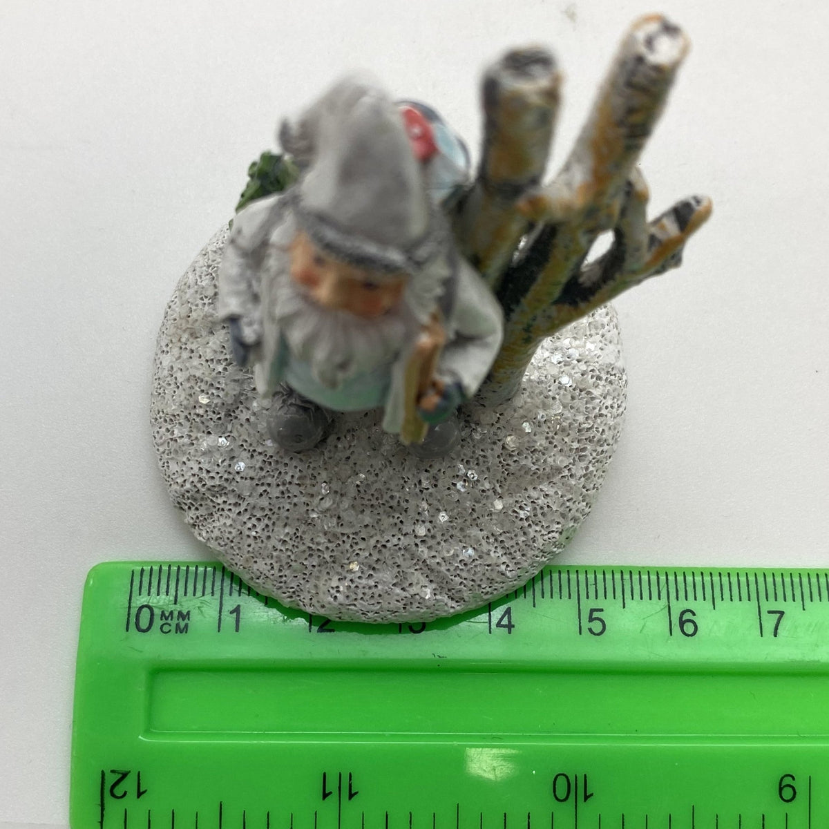 Innenmodell "Santa in Weiß" - 55 x 71 mm - Schneekugelhaus
