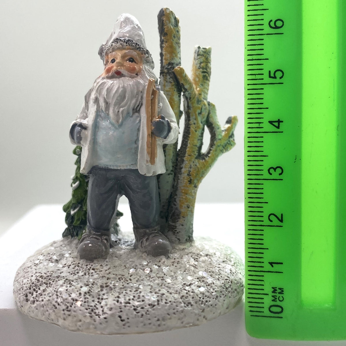 Innenmodell "Santa in Weiß" - 55 x 71 mm - Schneekugelhaus
