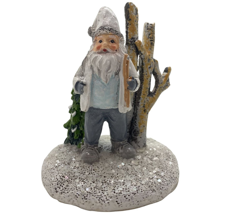 Innenmodell "Santa in Weiß" - 55 x 71 mm - Schneekugelhaus