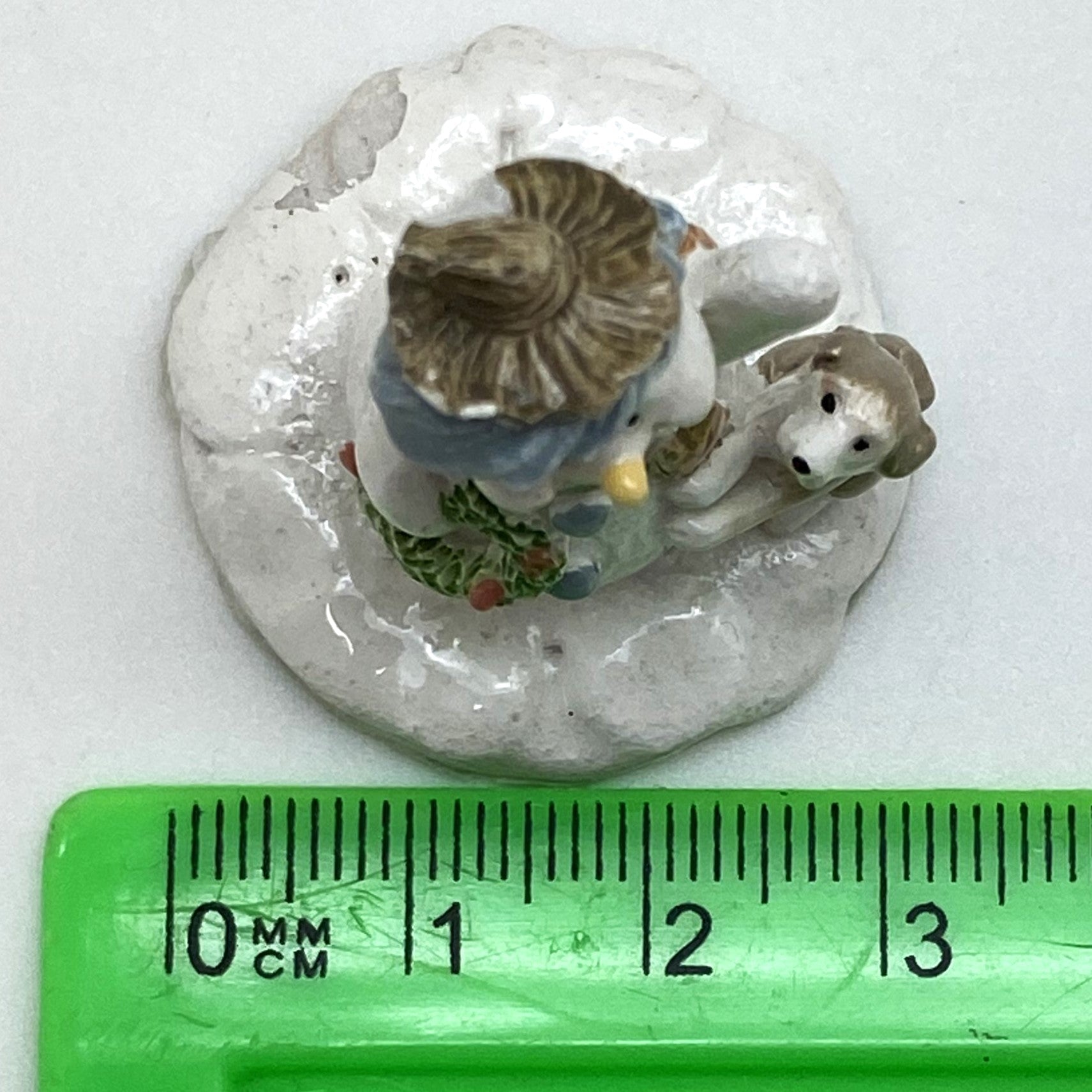 Innenmodell „Schneemann mit Stern & Hund“ – 33 x 40 mm - Schneekugelhaus