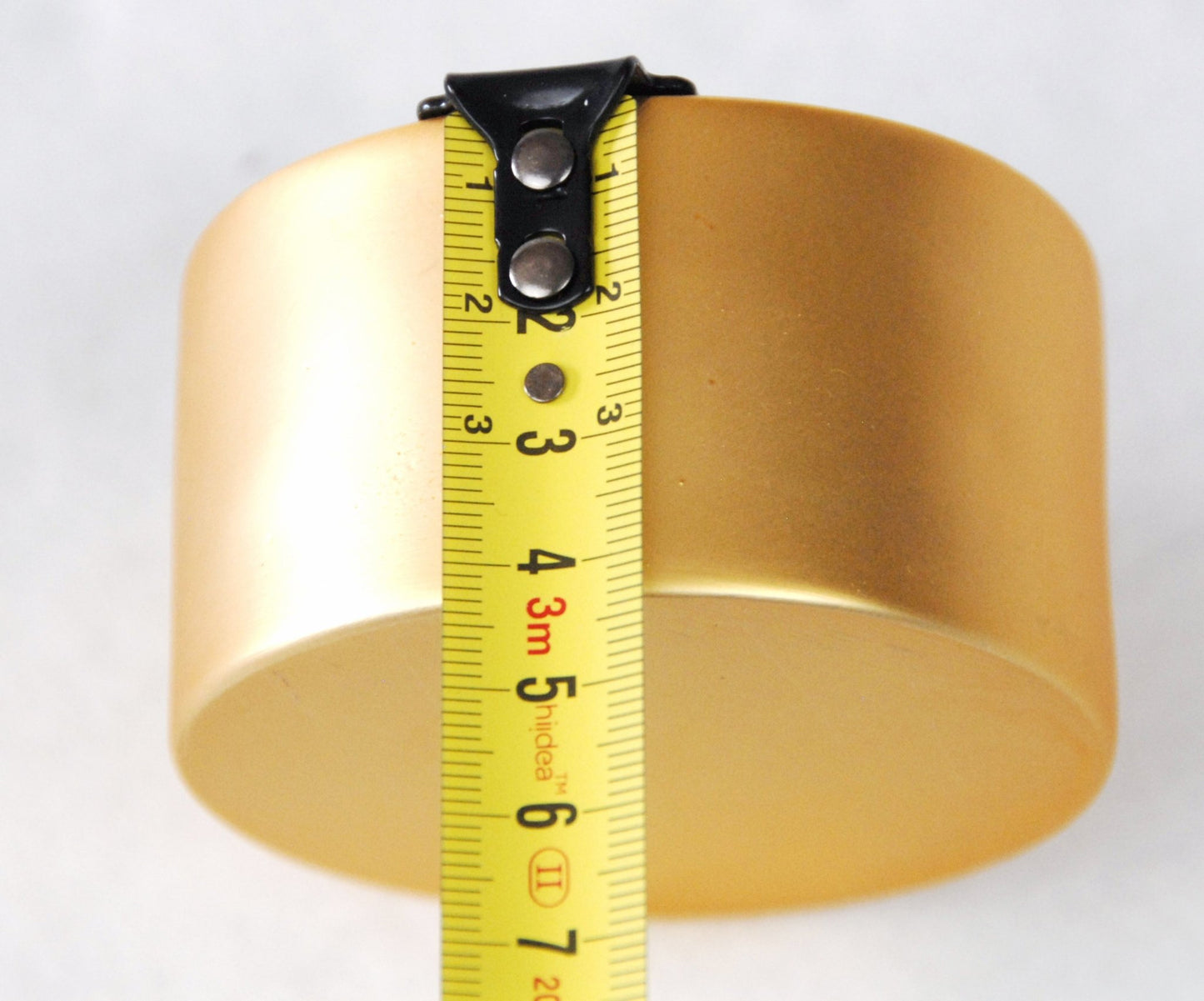 100mm Polyresin Sockel gold für DIY-Schneekugel - Schneekugelhaus