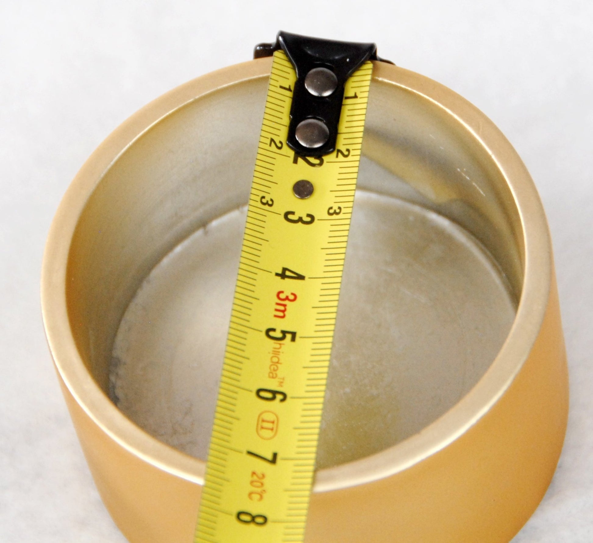100mm Polyresin Sockel gold für DIY-Schneekugel - Schneekugelhaus