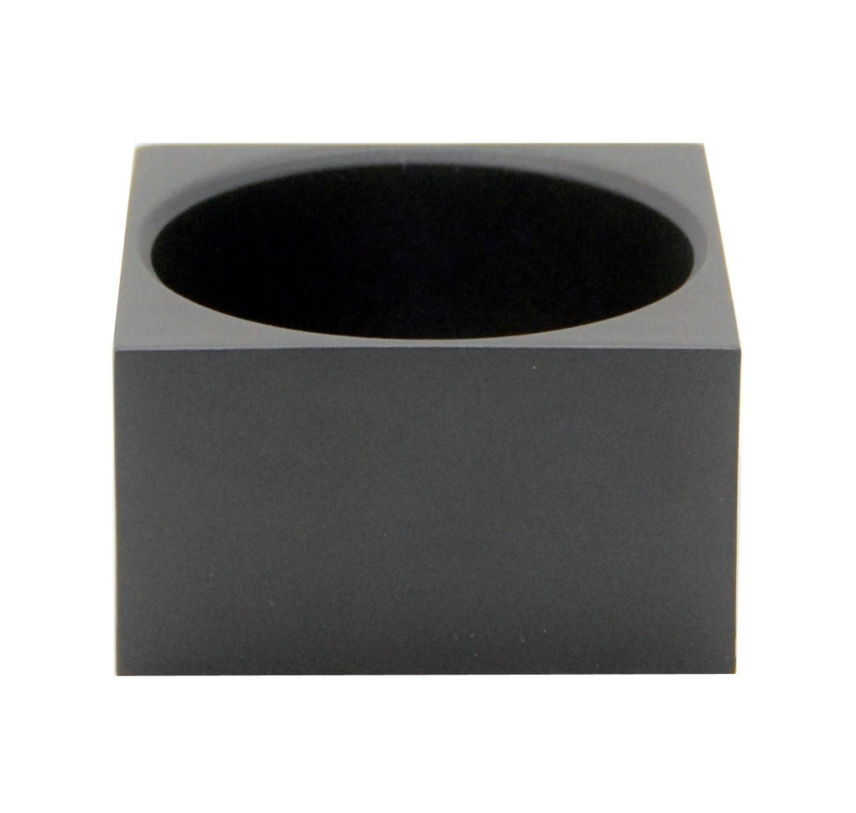 100mm Polyresin Sockel schwarz eckig für DIY-Schneekugel - Schneekugelhaus