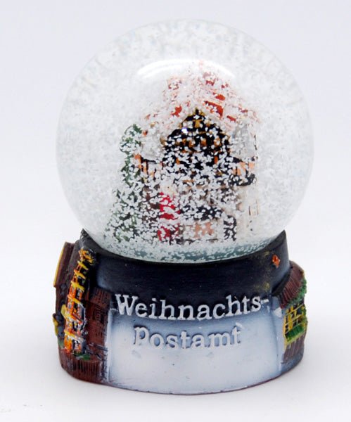 2 süße Souvenirkugeln Deutscher Weihnachtsmarkt und Dresden Frauenkirche - Luftblase - Schneekugelhaus